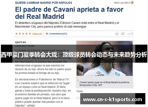 西甲豪门夏季转会大戏：顶级球员转会动态与未来趋势分析